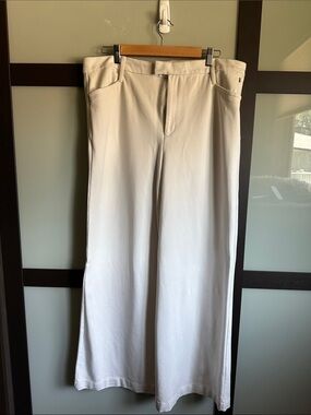 Tommy Hilfiger Wide Leg Cream Dress Pants - Size 18